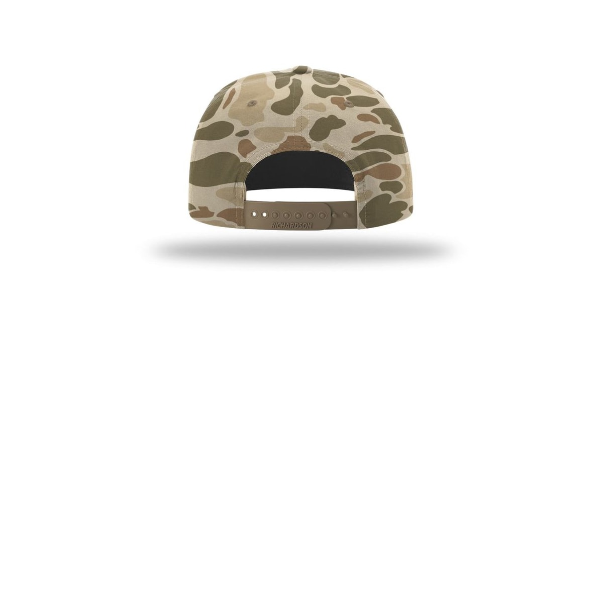 Richardson Printed Umpqua Gramps Hat 256P Cap — Harvest Duck Camo/ Light Brown (Back)