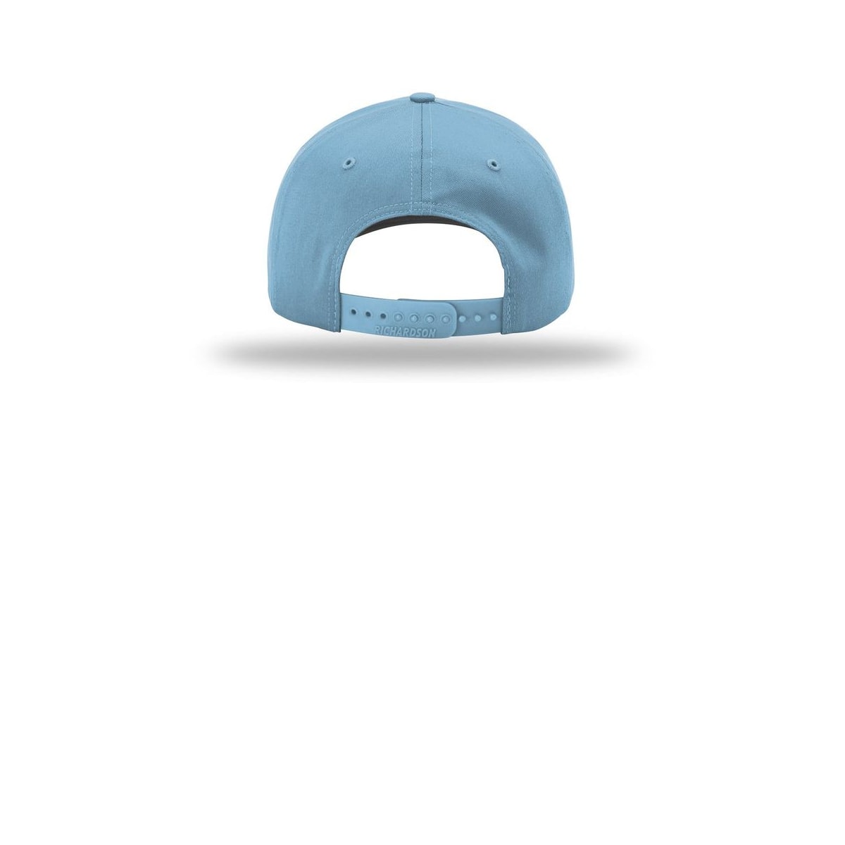 Richardson Pro Twill Snapback 212 Cap — Columbia Blue (Back)