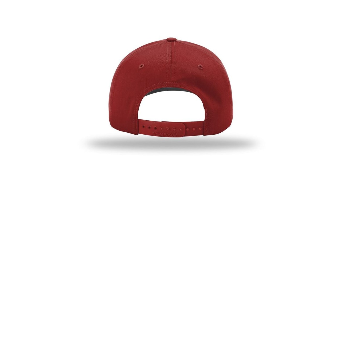 Richardson Pro Twill Snapback 212 Cap — Cardinal (Back)