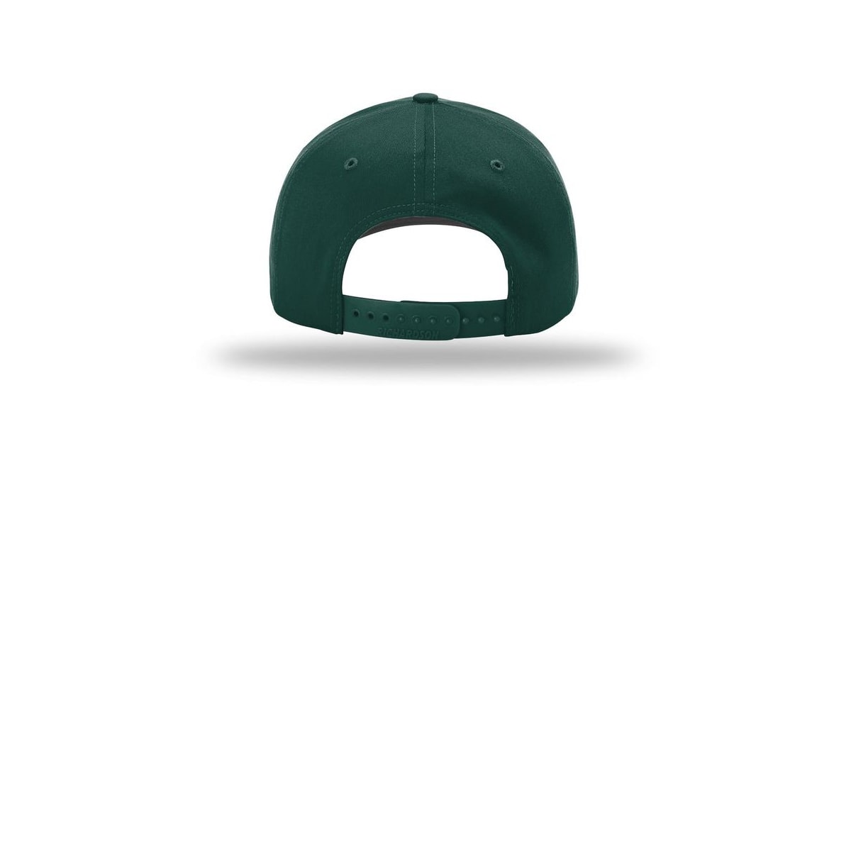 Richardson Pro Twill Snapback 212 Cap — Dark Green (Back)