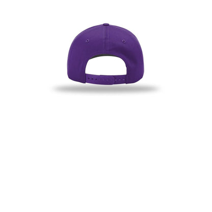 Richardson Pro Twill Snapback 212 Cap — Purple (Back)