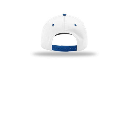 Richardson Pro Twill Snapback 212 Cap — White/ White/ Royal (Back)