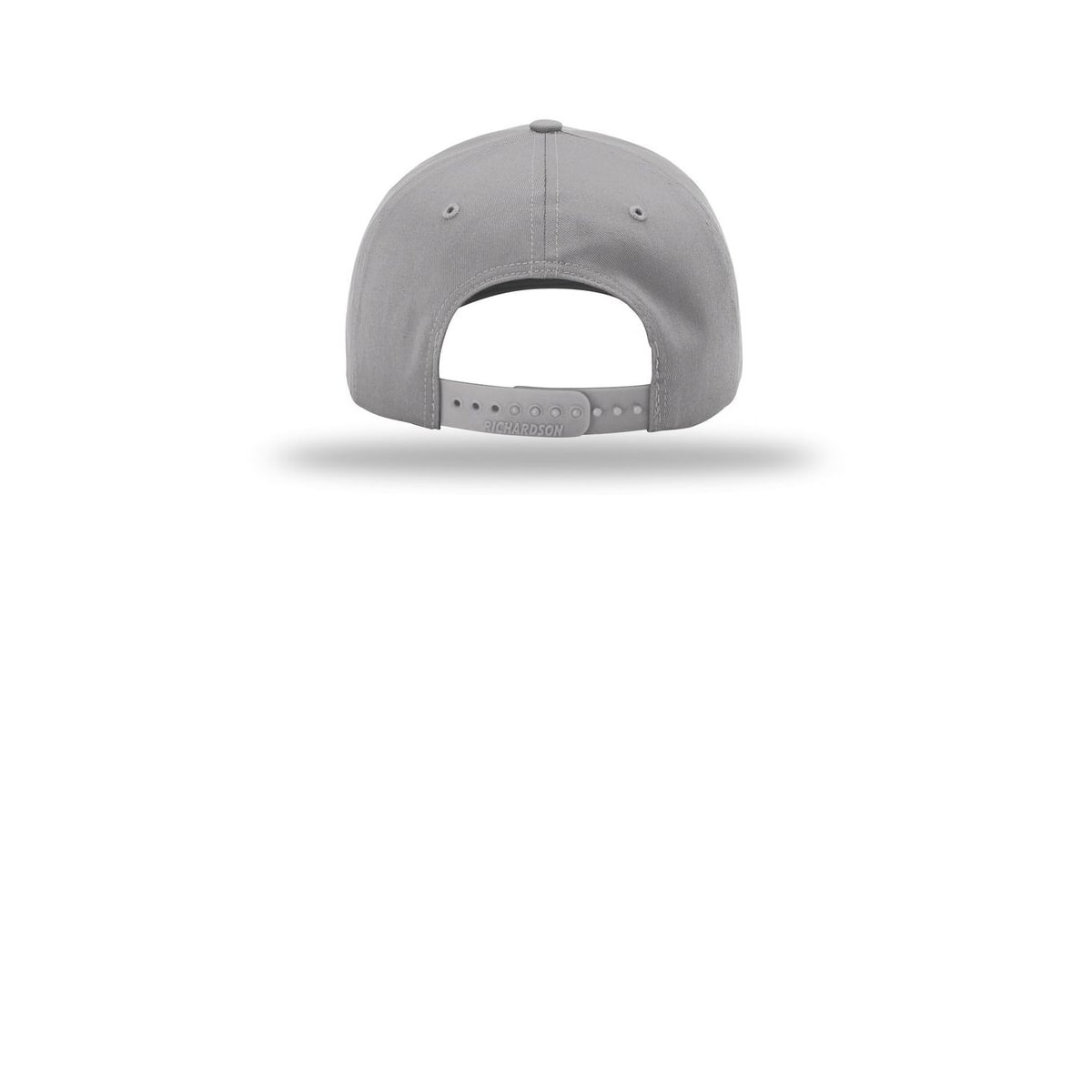 Richardson Pro Twill Snapback 212 Cap — Grey (Back)