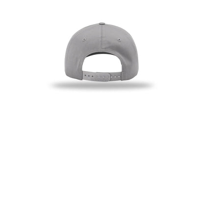 Richardson Pro Twill Snapback 212 Cap — Grey (Back)