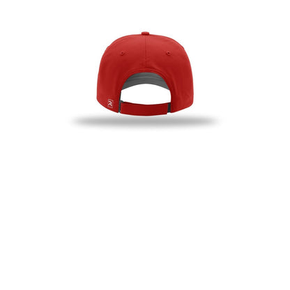 Richardson Relaxed Performance Lite 220 Cap — Red (Back)