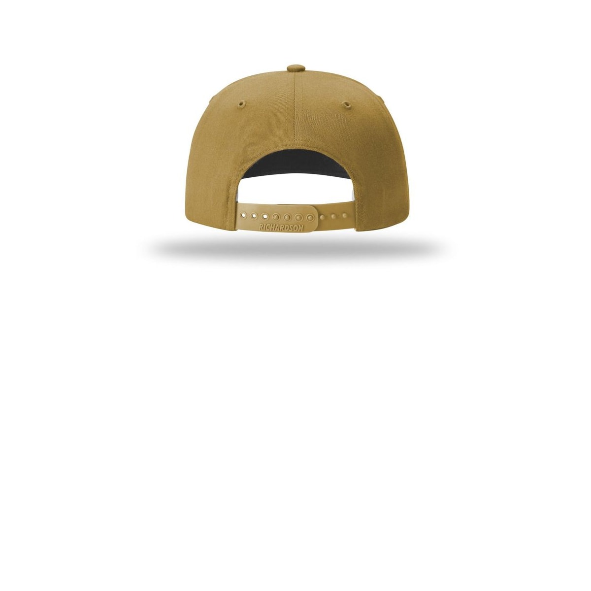 Richardson Solid Twill Trucker 312 Cap — Amber Gold (Back)