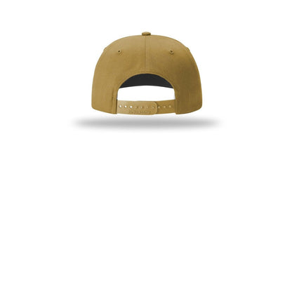 Richardson Solid Twill Trucker 312 Cap — Amber Gold (Back)