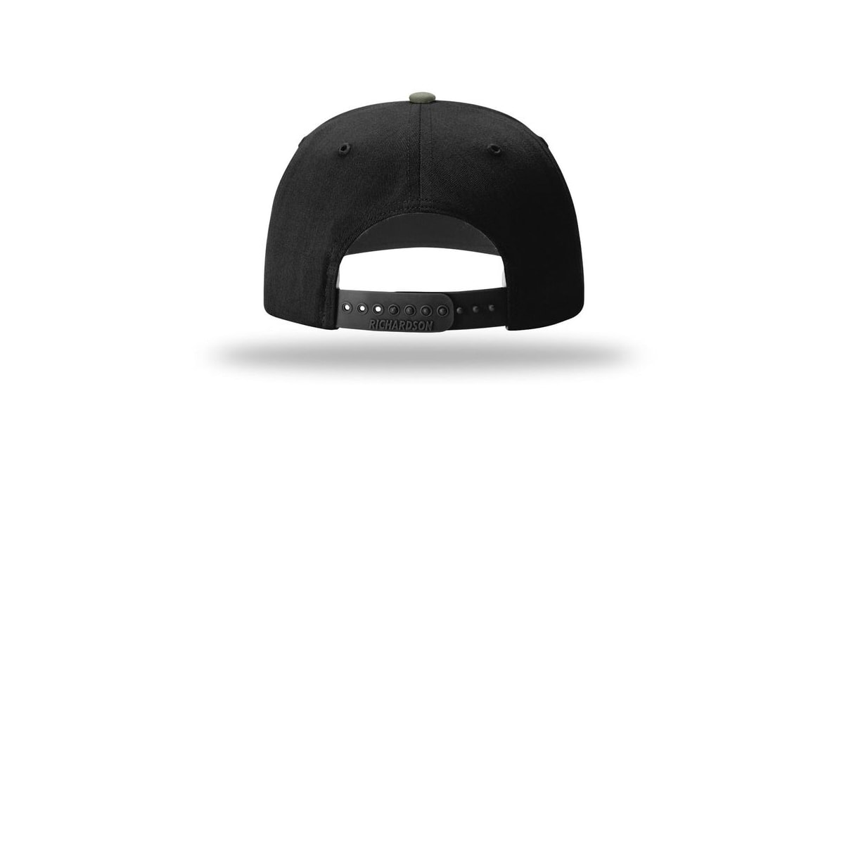 Richardson Solid Twill Trucker 312 Cap — Loden/ Black (Back)