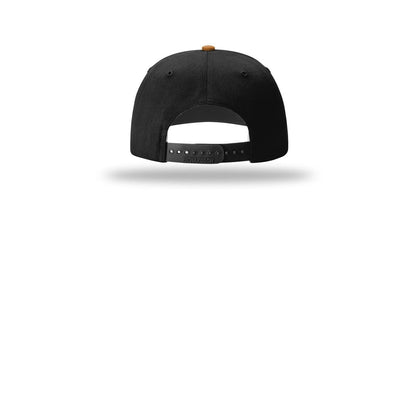 Richardson Solid Twill Trucker 312 Cap — Caramel/ Black (Back)