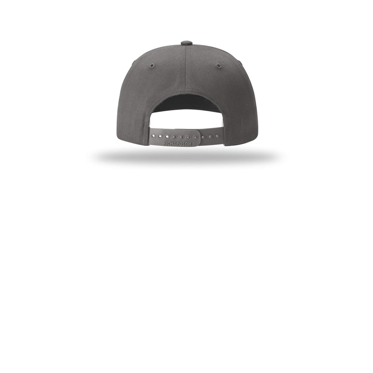 Richardson Solid Twill Trucker 312 Cap — Charcoal (Back)