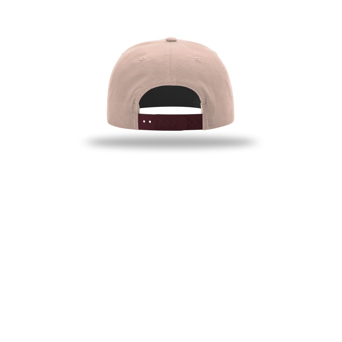 Richardson Umpqua Gramps Cap 256 — Pale Peach/ Maroon (Back)