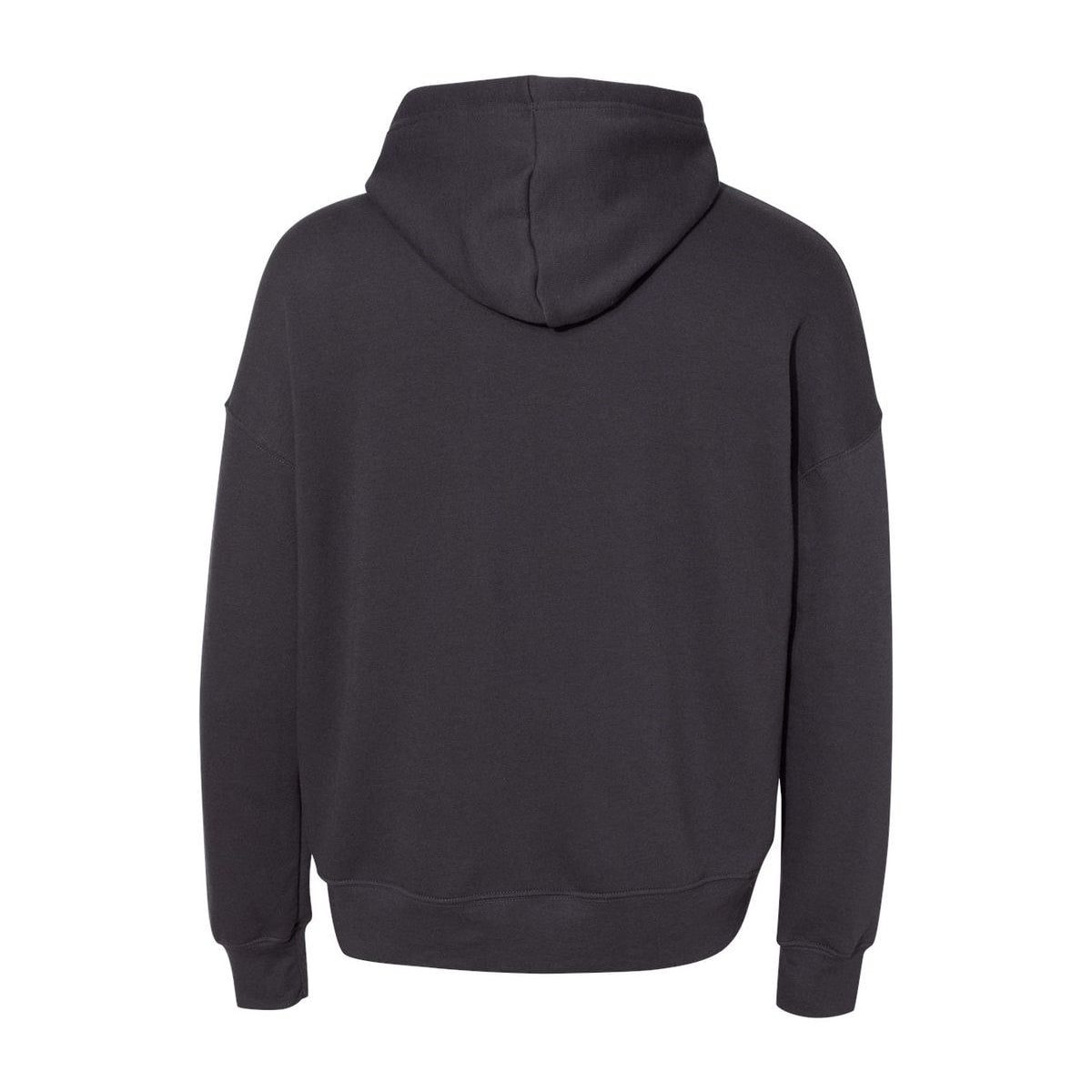 Unisex Fleece Hoodie — Dark Grey (Back)