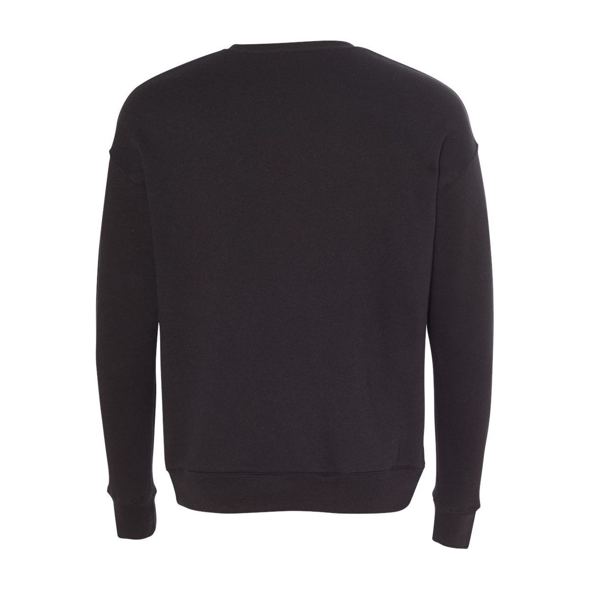 Unisex Fleece Sweatshirt — Black (Back)