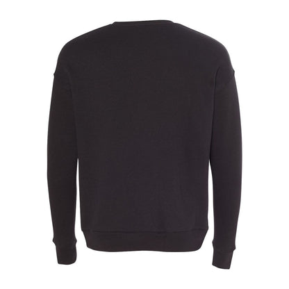 Unisex Fleece Sweatshirt — Black (Back)