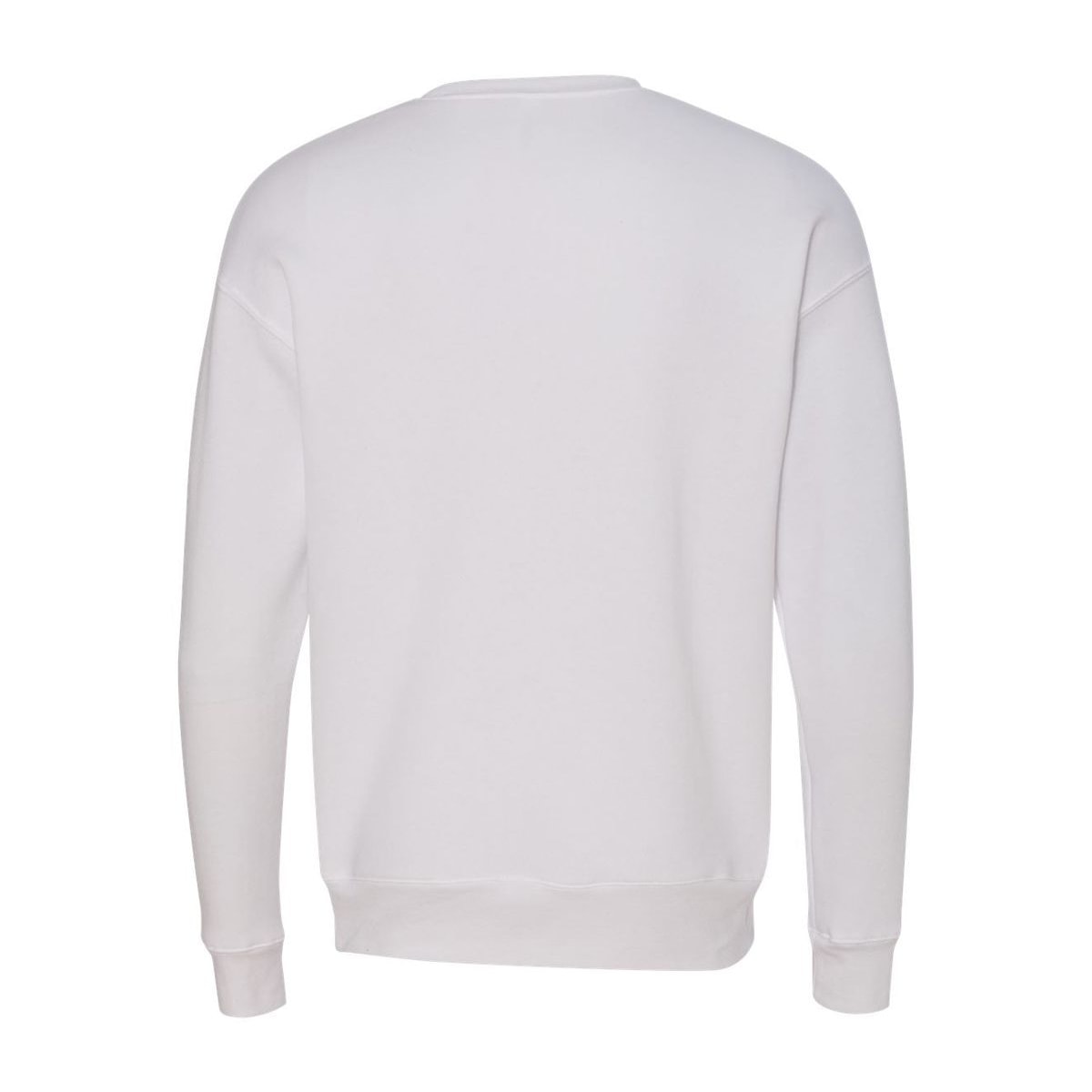 Unisex Fleece Sweatshirt — White (Back)