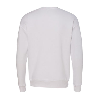 Unisex Fleece Sweatshirt — White (Back)