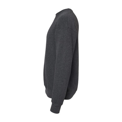 Unisex Fleece Sweatshirt — Dark Grey Heather (Left)