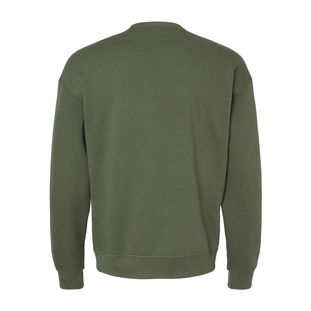 Unisex Fleece Sweatshirt — Military Green (Back)