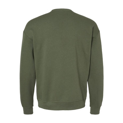 Unisex Fleece Sweatshirt — Military Green (Back)