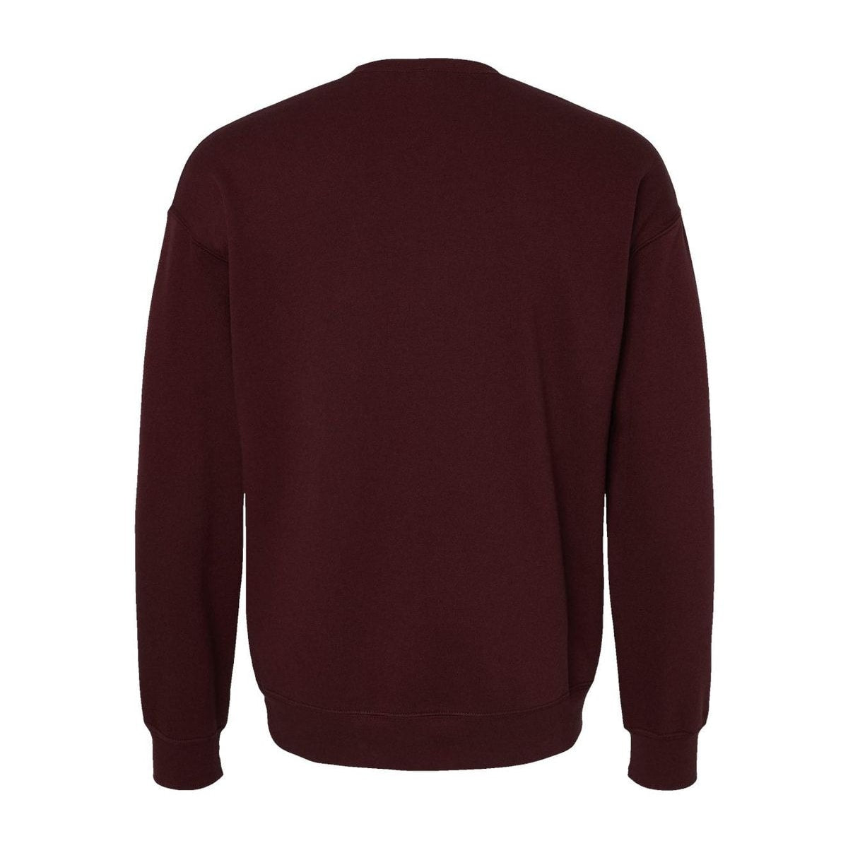 Unisex Fleece Sweatshirt — Maroon (Back)