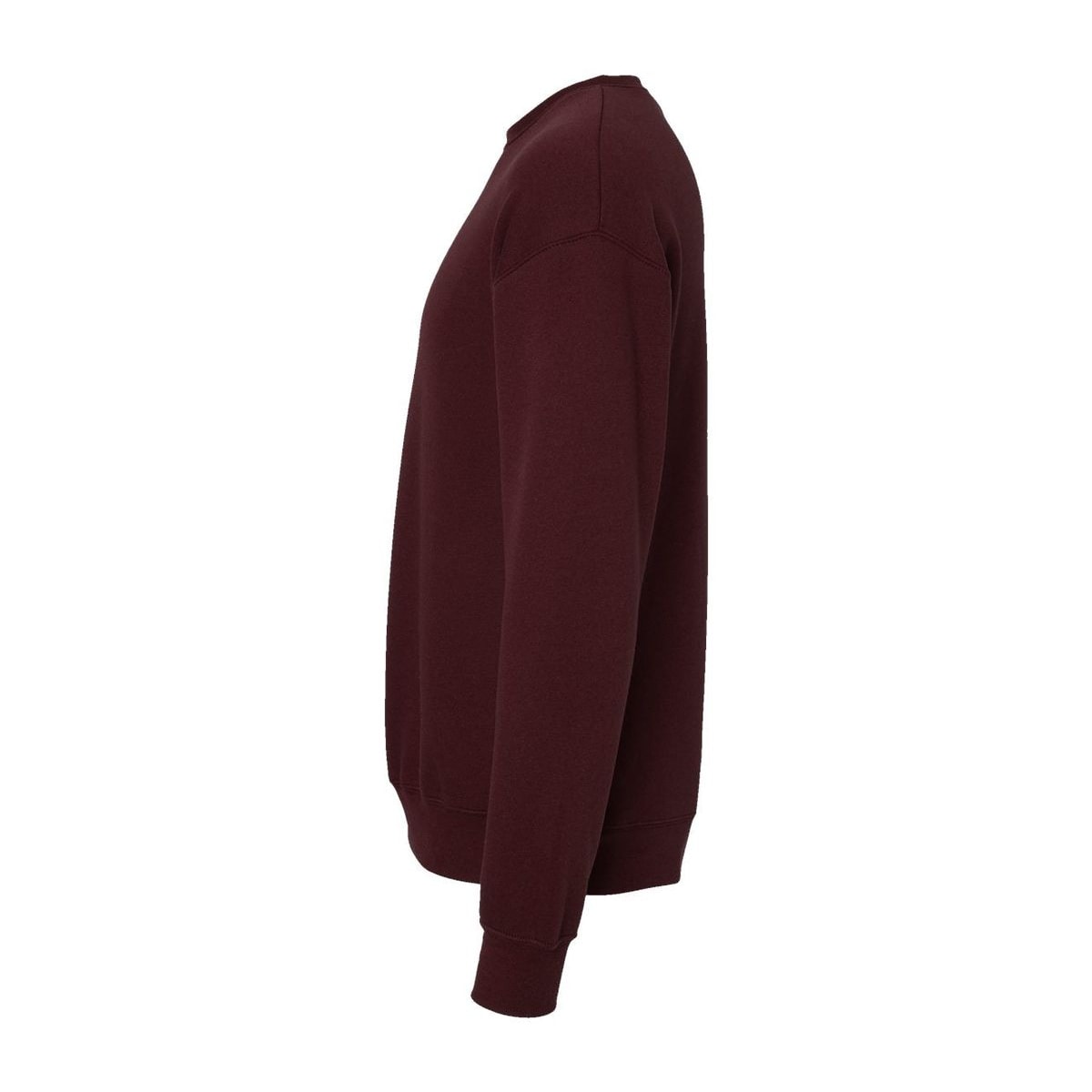 Unisex Fleece Sweatshirt — Maroon (Left)