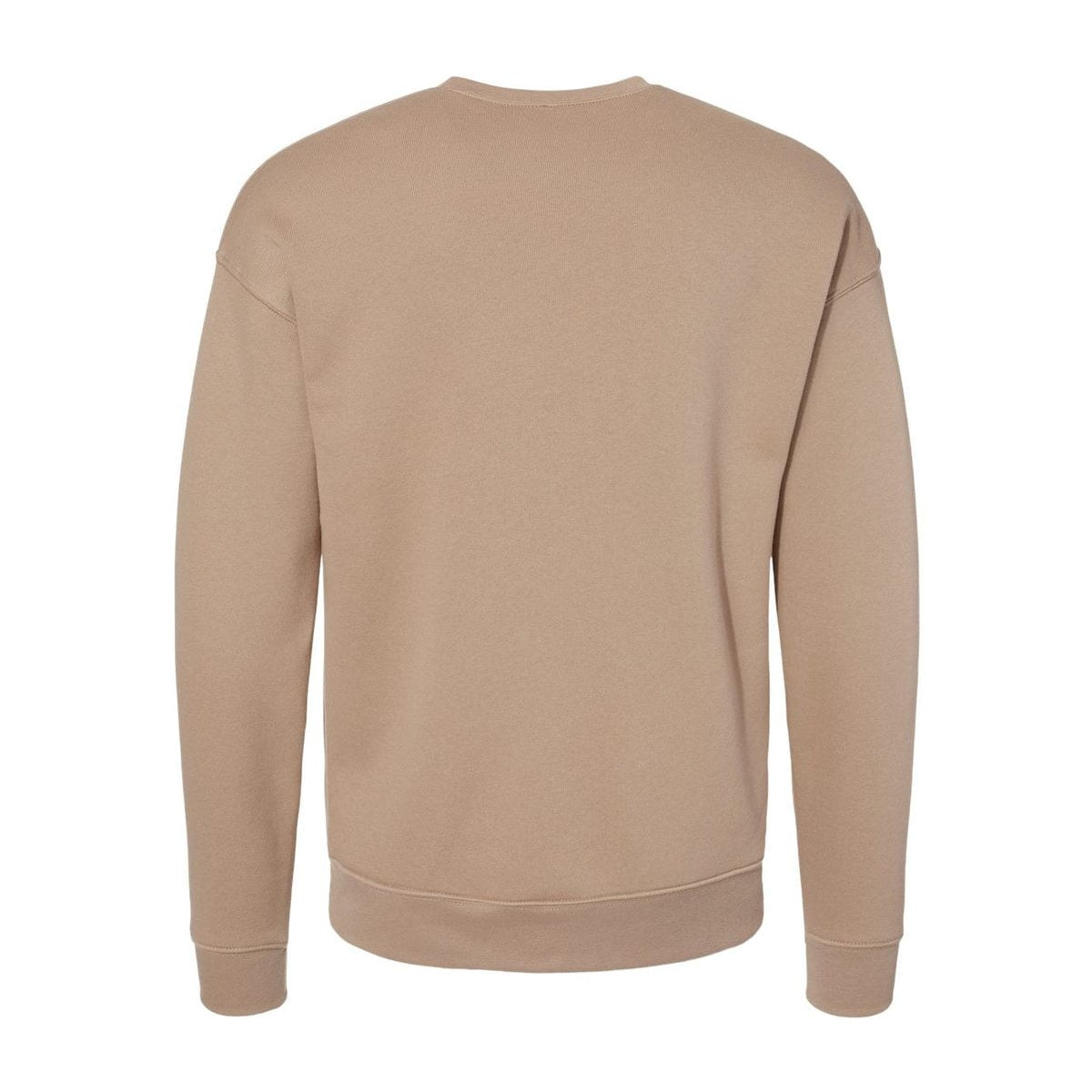 Unisex Fleece Sweatshirt — Tan (Back)