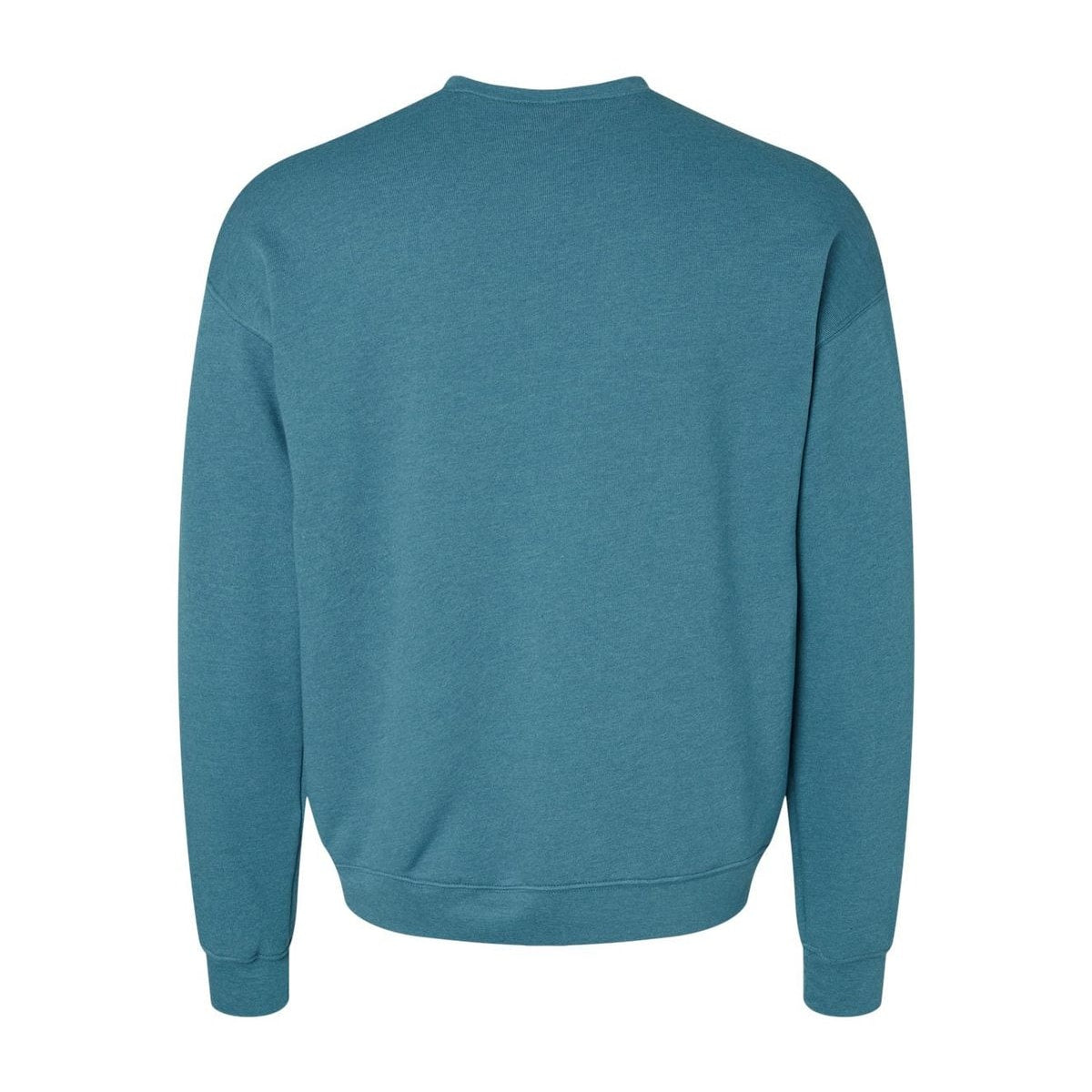 Unisex Fleece Sweatshirt — Heather Deep Teal (Back)