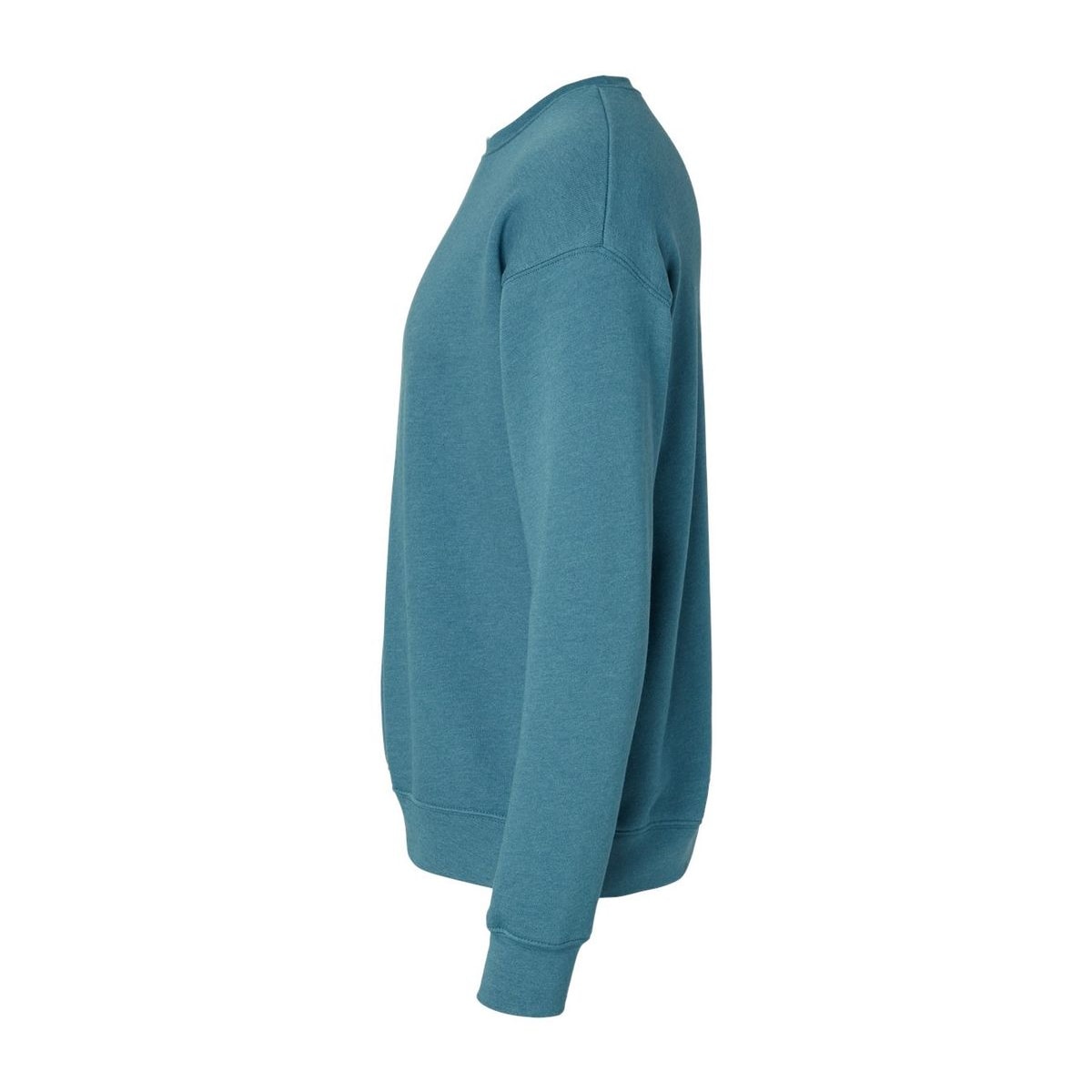 Unisex Fleece Sweatshirt — Heather Deep Teal (Left)