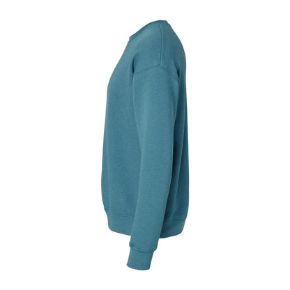 Unisex Fleece Sweatshirt — Heather Deep Teal (Left)
