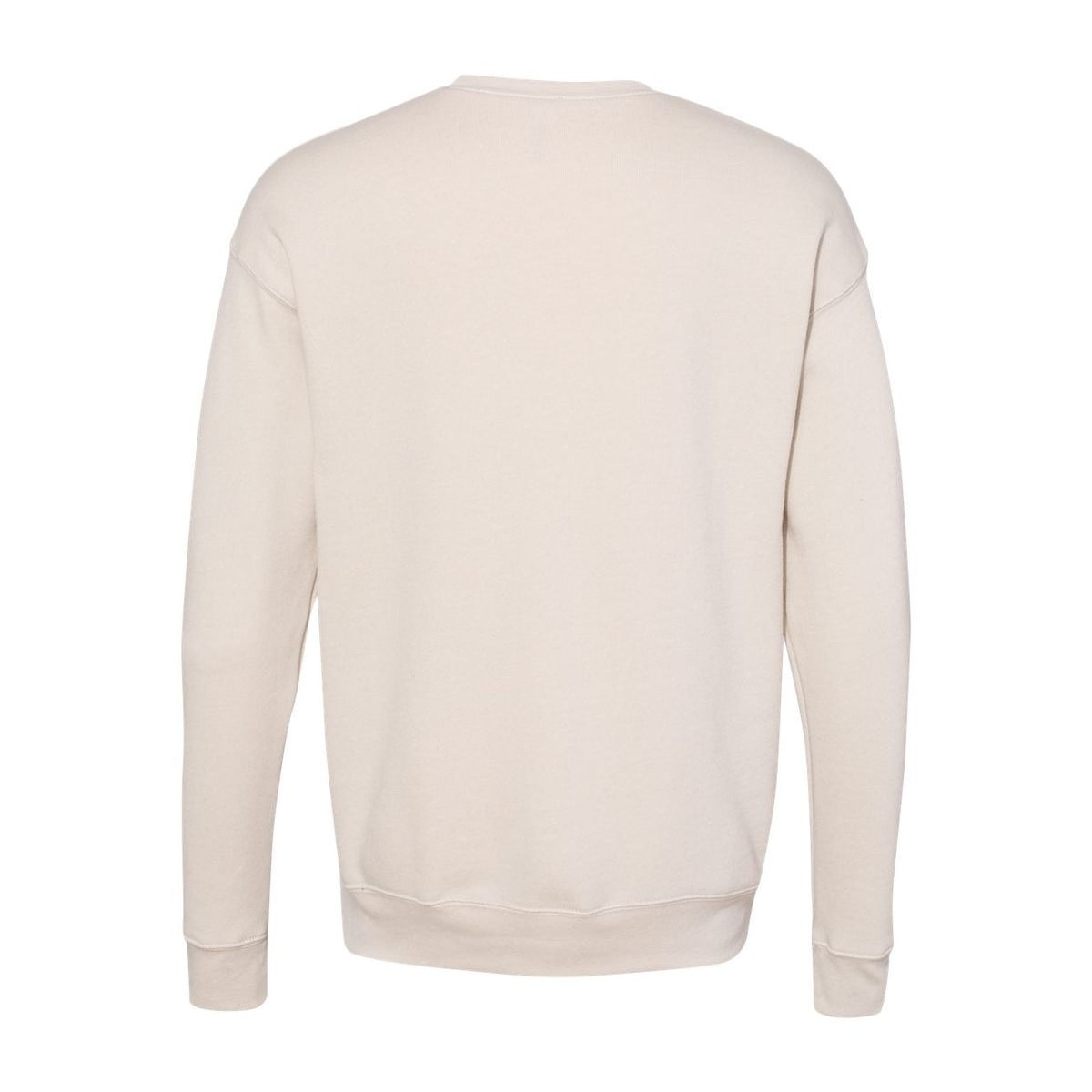 Unisex Fleece Sweatshirt — Heather Dust (Back)