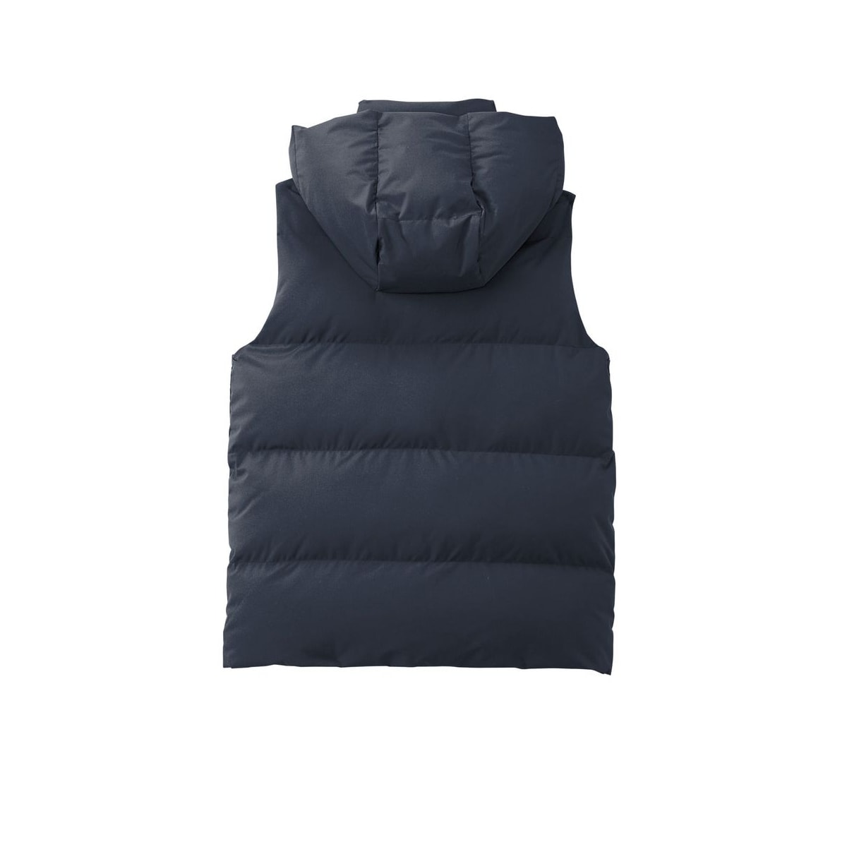 Women's Puffer Vest — Night Navy (Back)