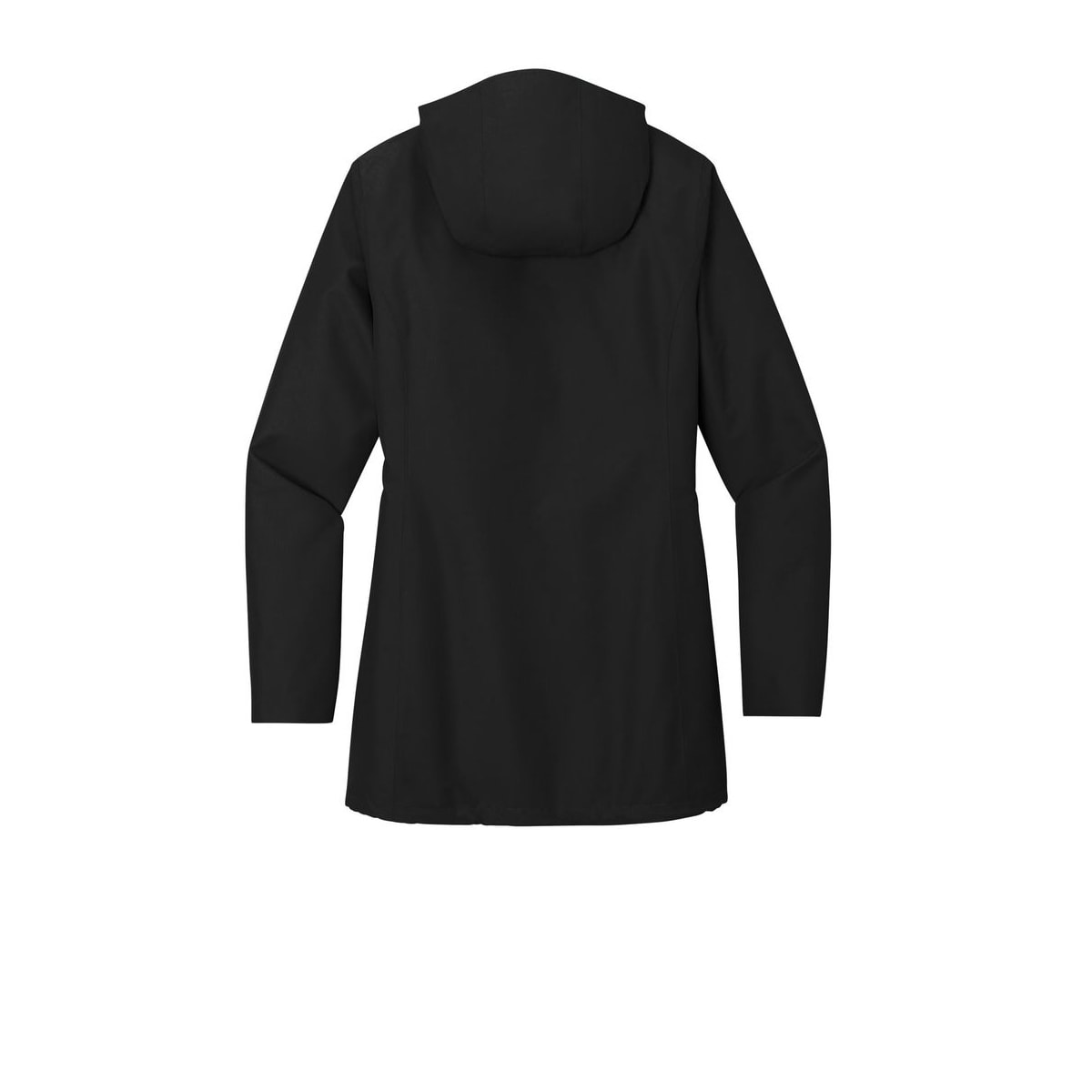 Women's Tech Outer Shell Jacket — deep black (Back)