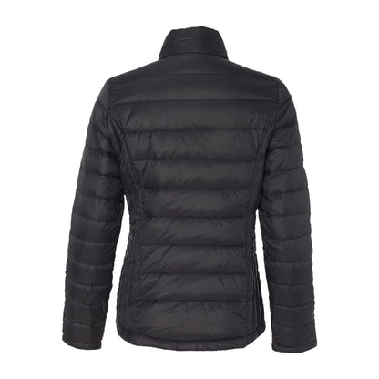 Women’s Packable Down Jacket — Black (Back)