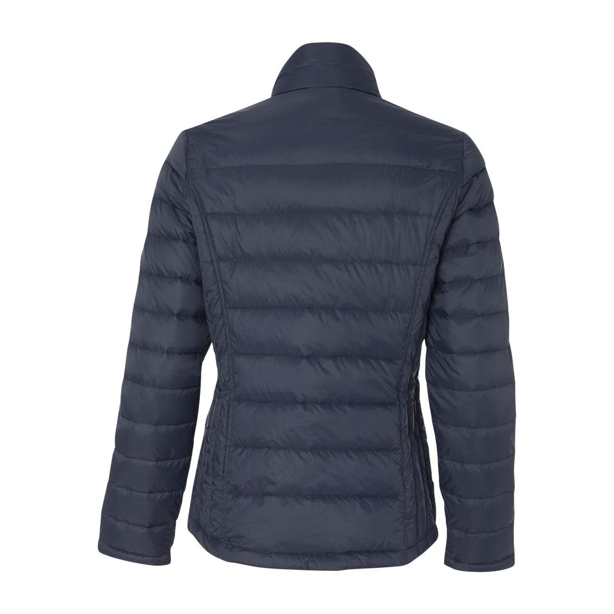 Women’s Packable Down Jacket — Classic Navy (Back)