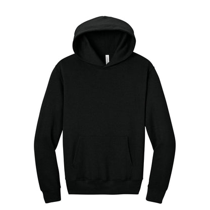 bella-canvas-unisex-pullover-hoodie — Black