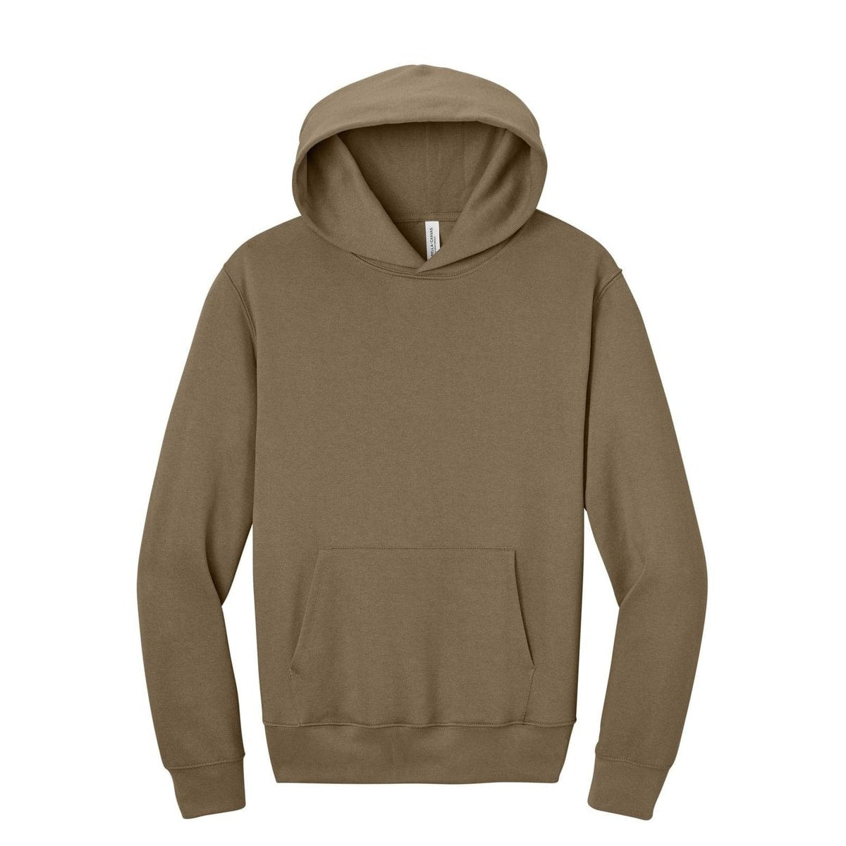 bella-canvas-unisex-pullover-hoodie — Vintage Brown