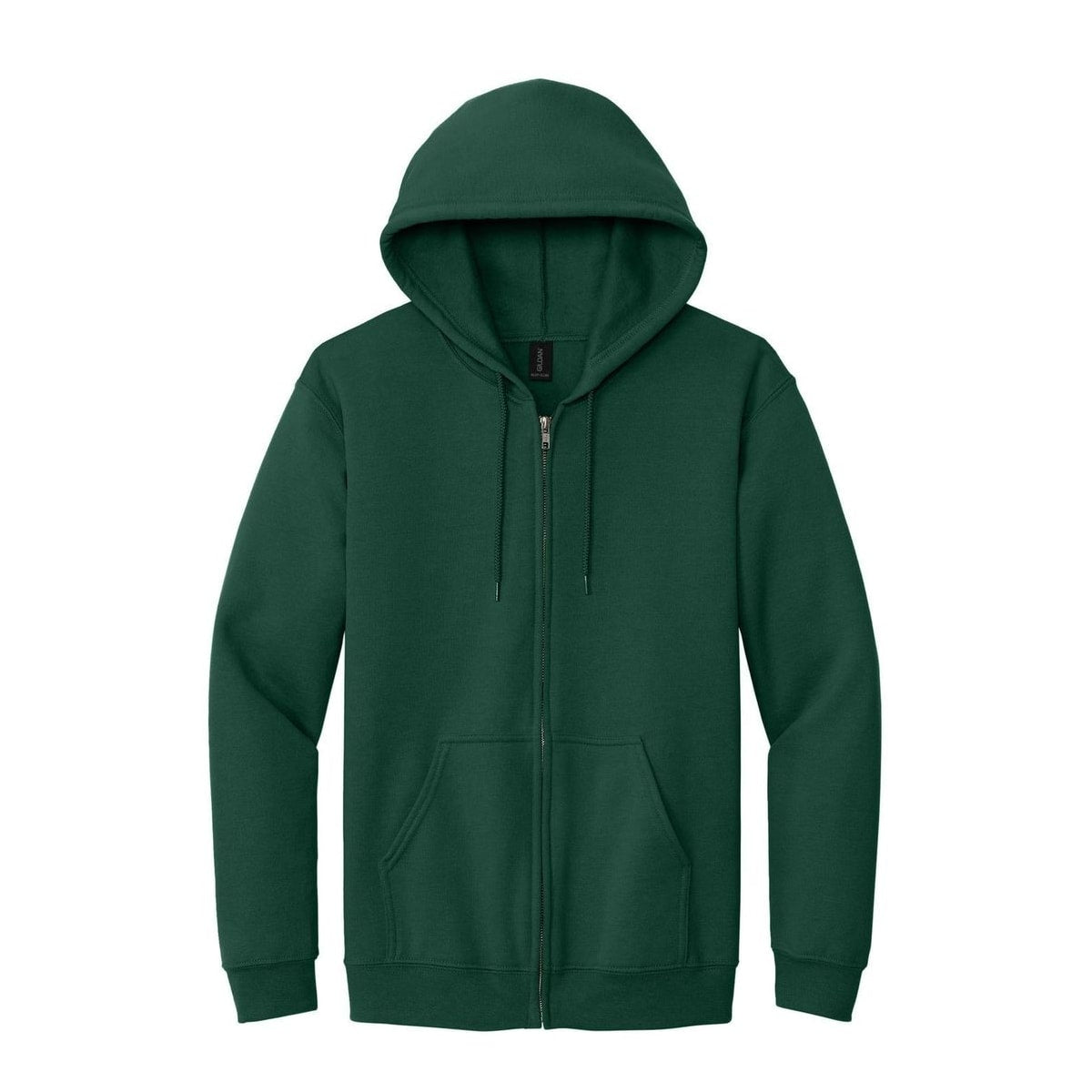 gildan-heavy-blend-full-zip-hooded-sweatshirt — Forest Green