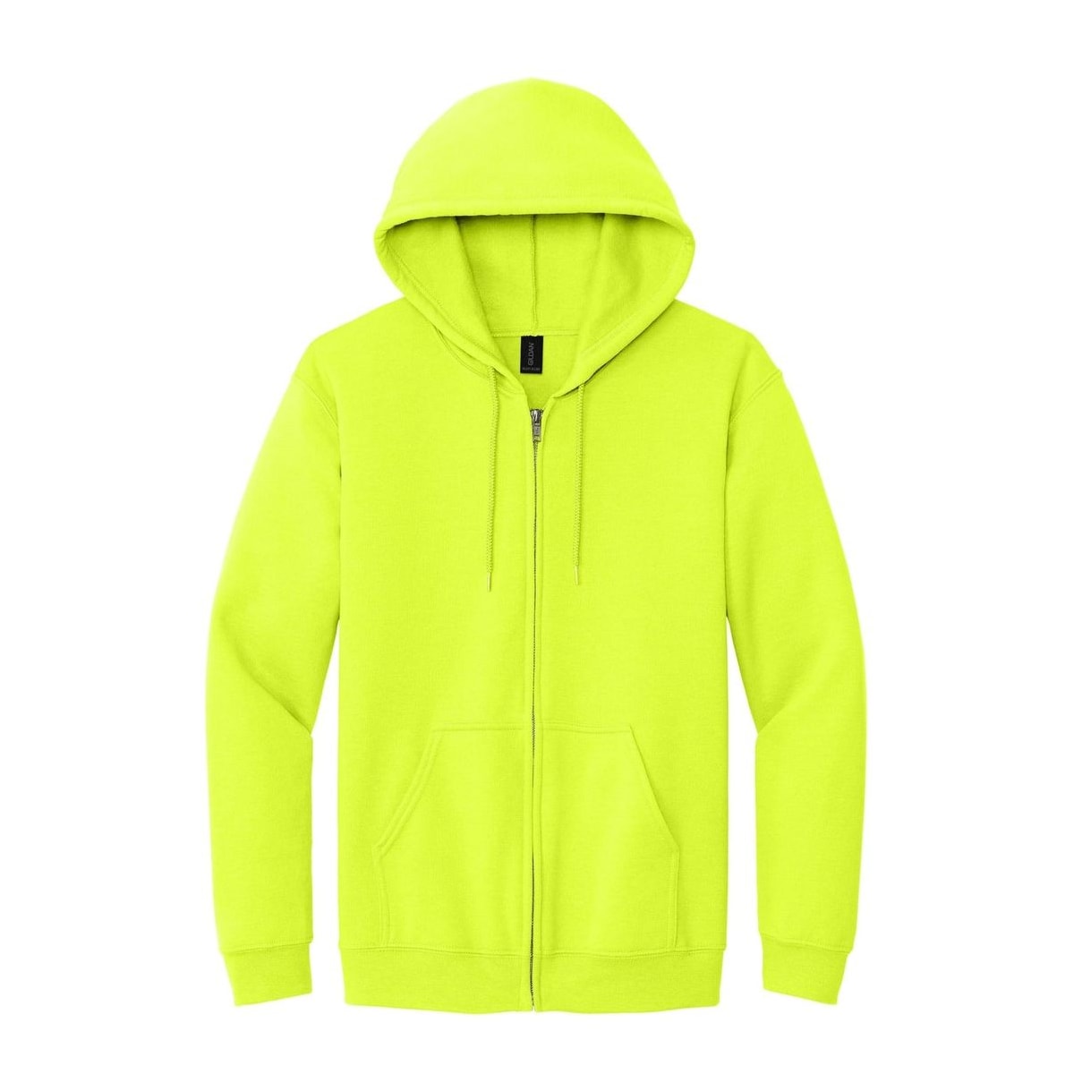 gildan-heavy-blend-full-zip-hooded-sweatshirt — Safety Green