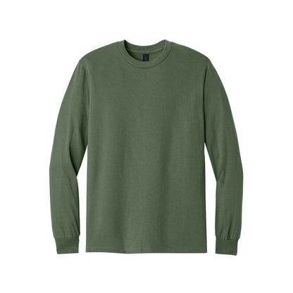 gildan-heavy-cotton-100-cotton-long-sleeve-t-shirt — Military Green