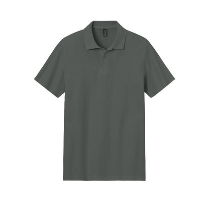 embroidered-gildan-softstyle-men-s-pique-polo — Charcoal