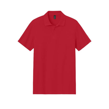 embroidered-gildan-softstyle-men-s-pique-polo — Red