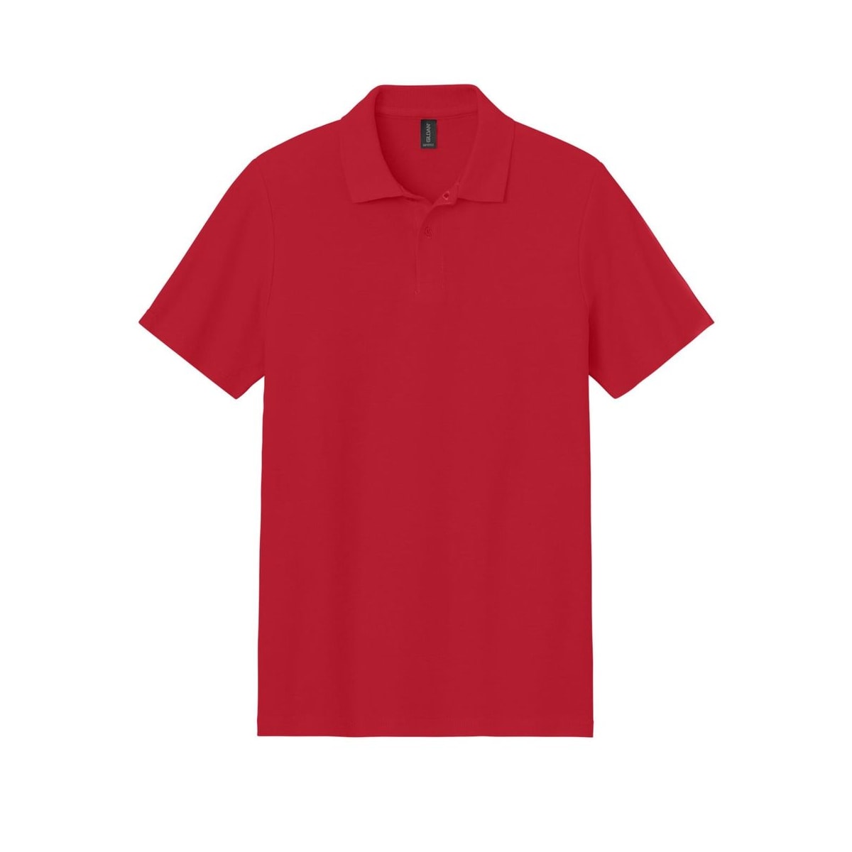 embroidered-gildan-softstyle-men-s-pique-polo — Red