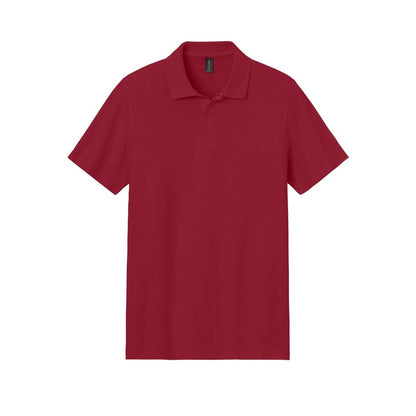 embroidered-gildan-softstyle-men-s-pique-polo — Cherry Red