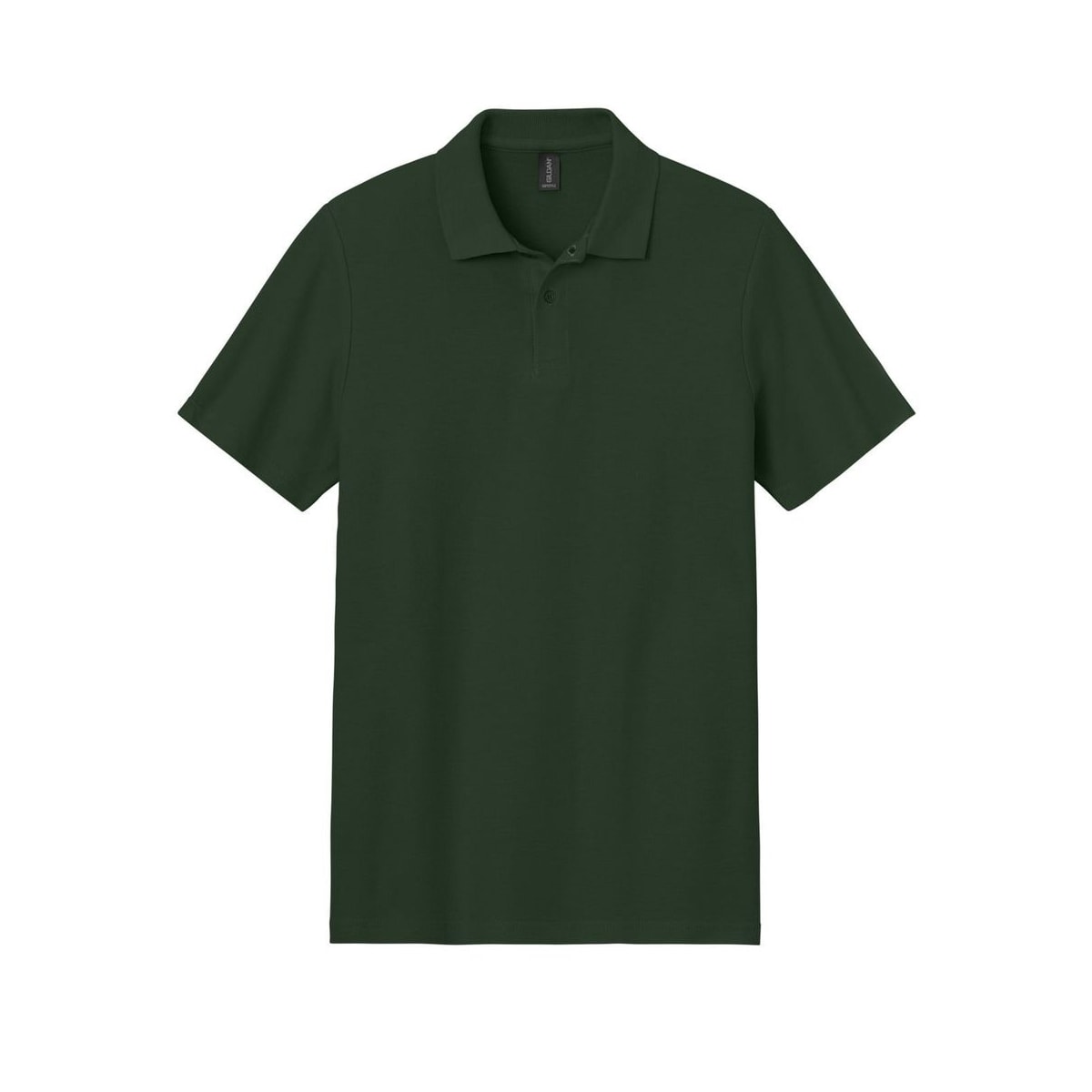 embroidered-gildan-softstyle-men-s-pique-polo — Forest Green