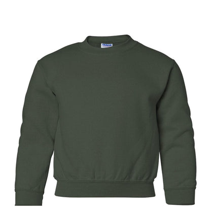 gildan-youth-heavy-blend-crewneck-sweatshirt — Forest