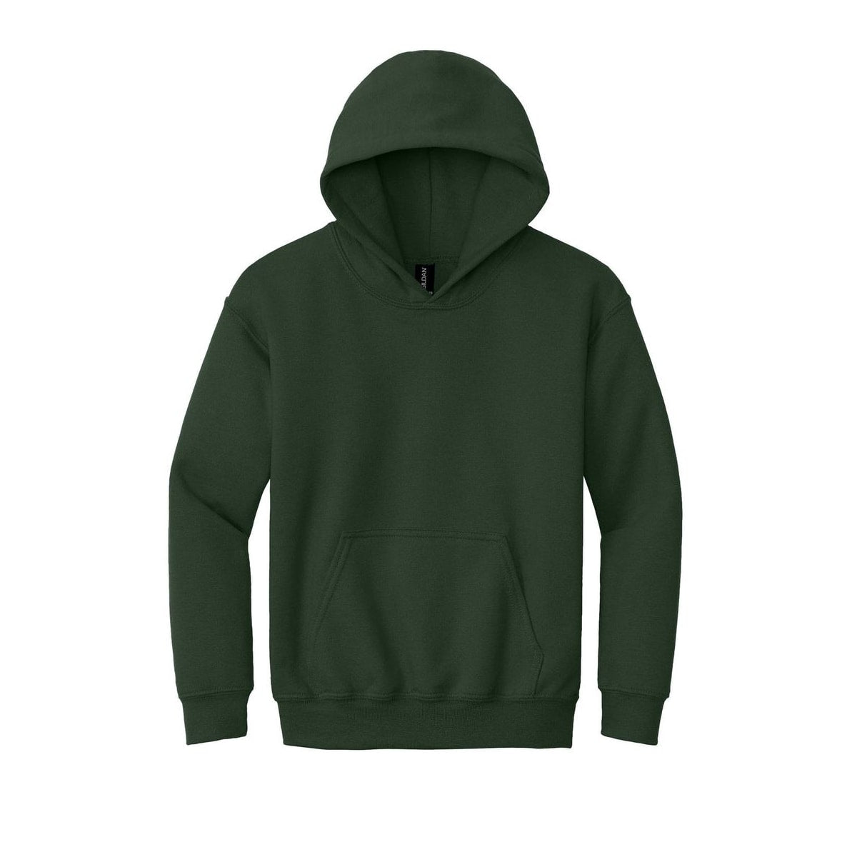 gildan-youth-heavy-blend-hooded-sweatshirt — Forest Green