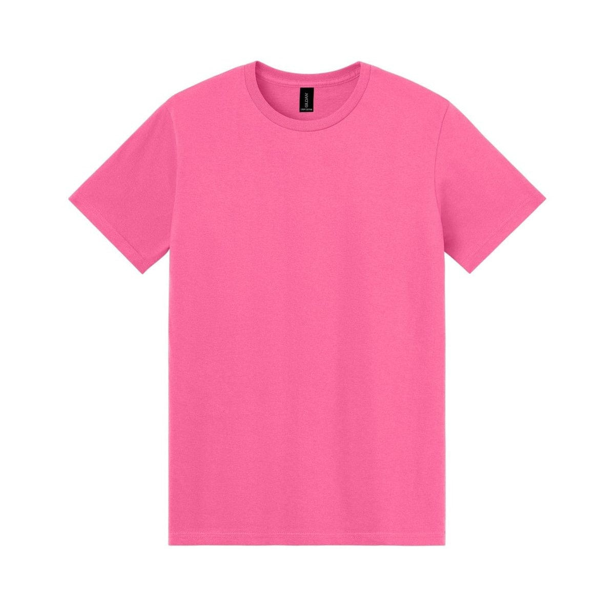 gildan-light-cotton-tee-3000 — Safety Pink
