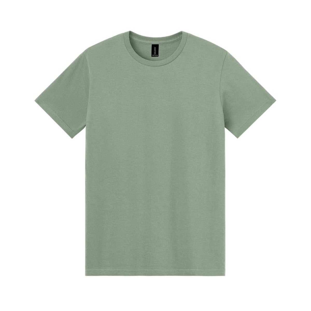 gildan-light-cotton-tee-3000 — Sage
