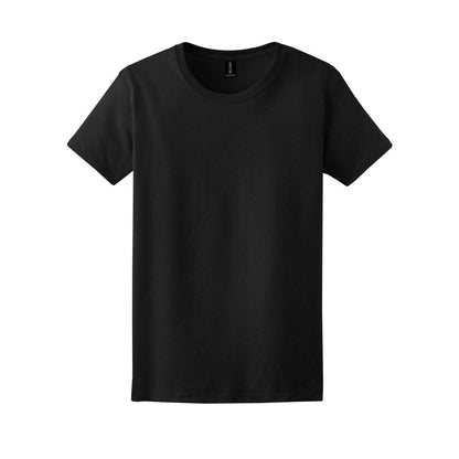 gildan-women-s-cotton-t-shirt — Black