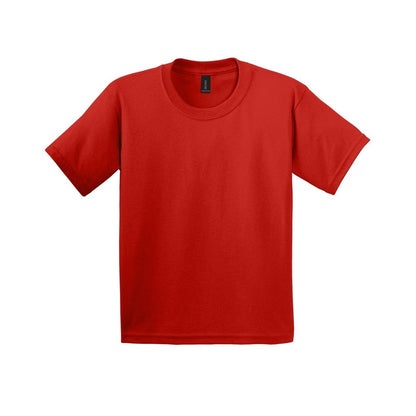 gildan-youth-cotton-t-shirt — Red